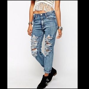 One Teaspoon Super Baggie Denim Jeans Size 26